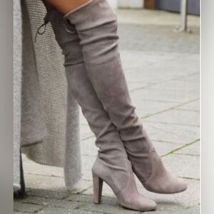 Steve Madden Taupe Over-the-Knee Boots